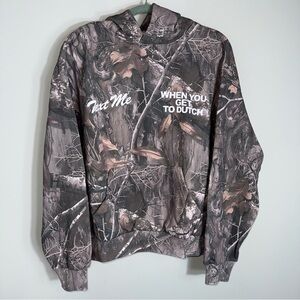 Lonely Ghost X Dutch Bros Camo Hoodie-Text Me-Size Small-Limited Sold Out-NWT